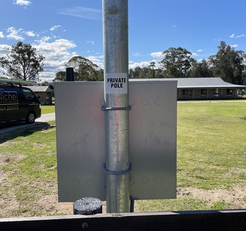 Private Power Pole installation central coast